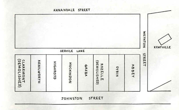 Street Plan taken from Local Notes.wordpress.com-Annandale